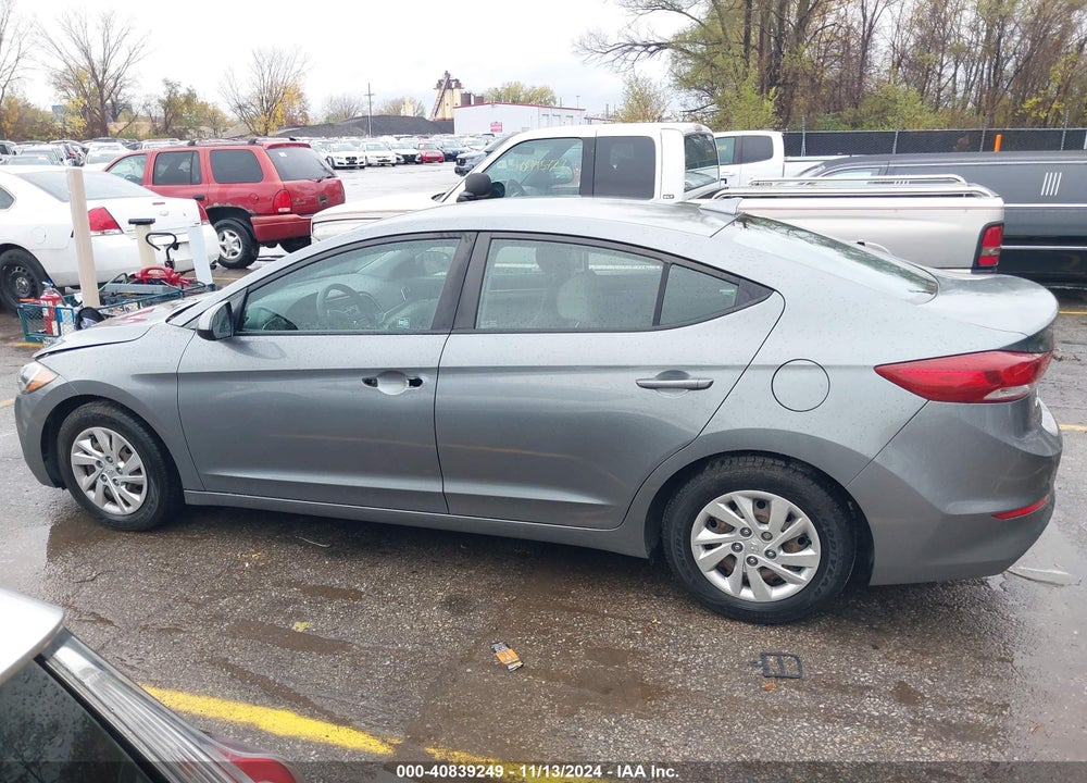 2017 HYUNDAI ELANTRA SE VIN: KMHD74LFXHU115547