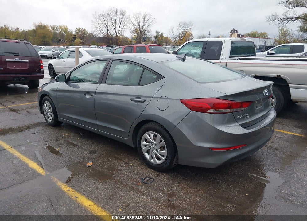 2017 HYUNDAI ELANTRA SE VIN: KMHD74LFXHU115547