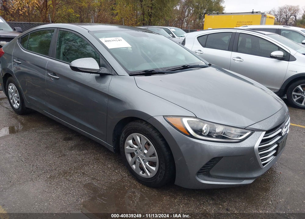 2017 HYUNDAI ELANTRA SE VIN: KMHD74LFXHU115547