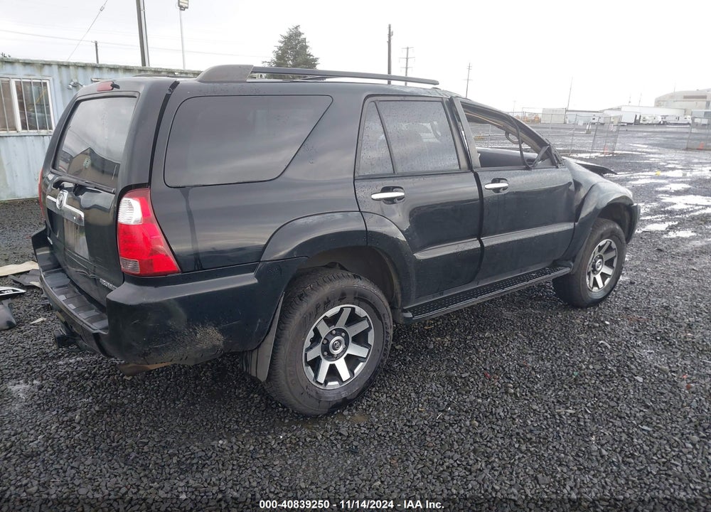 2006 TOYOTA 4RUNNER SR5 V8 VIN: JTEBT14R960060183