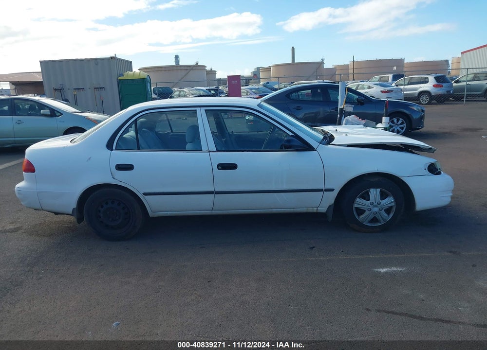 2000 TOYOTA COROLLA CE/LE/VE VIN: 1NXBR12EXYV381952