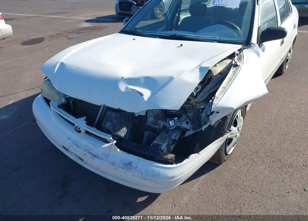 2000 TOYOTA COROLLA CE/LE/VE VIN: 1NXBR12EXYV381952