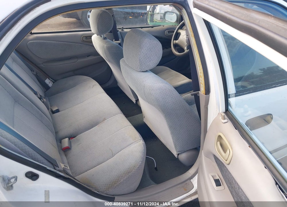 2000 TOYOTA COROLLA CE/LE/VE VIN: 1NXBR12EXYV381952