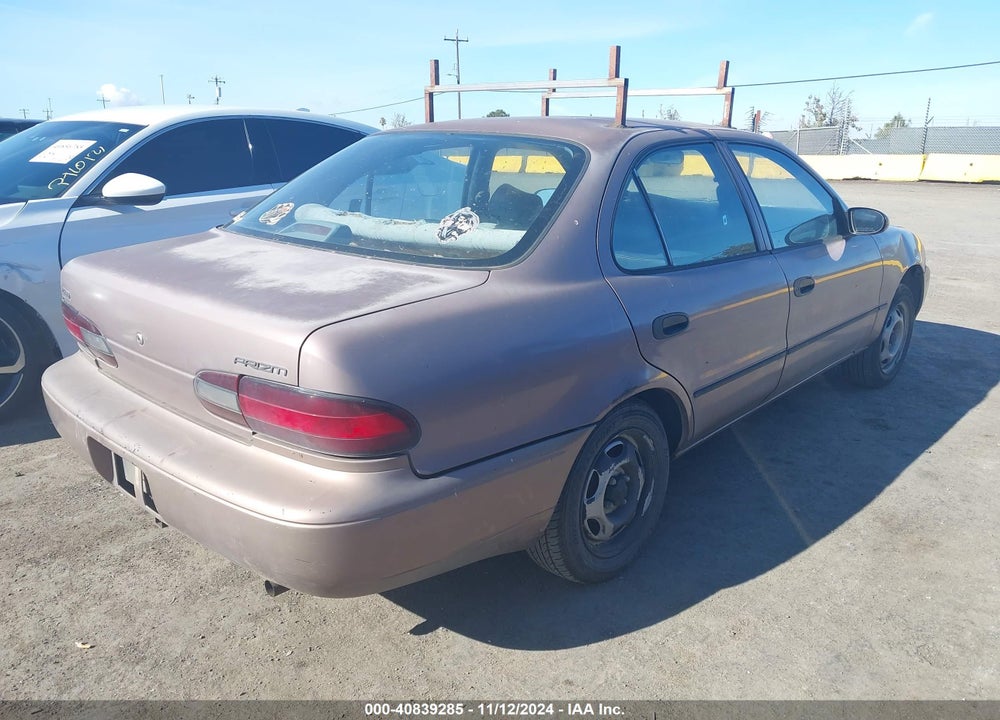 1993 GEO PRIZM LSI VIN: 1Y1SK5367PZ034969