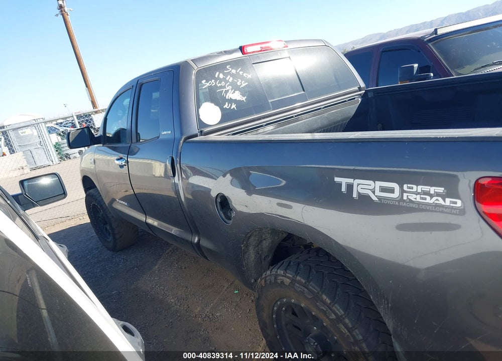 2013 TOYOTA TUNDRA LIMITED 5.7L V8 VIN: 5TFBW5F12DX303606