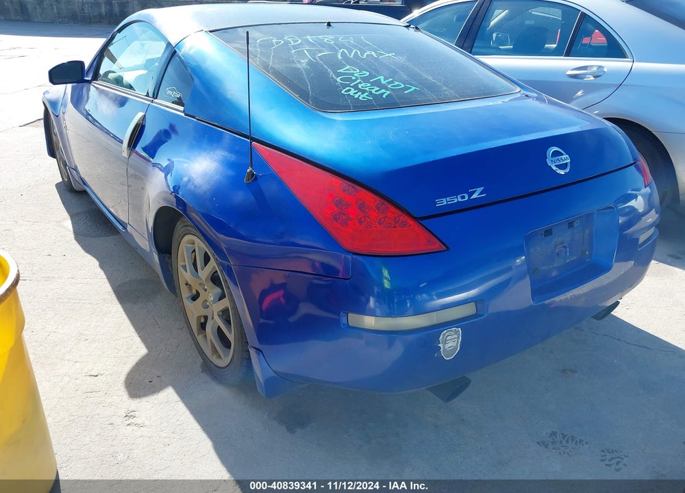 2006 NISSAN 350Z TOURING VIN: JN1AZ34E46M351841
