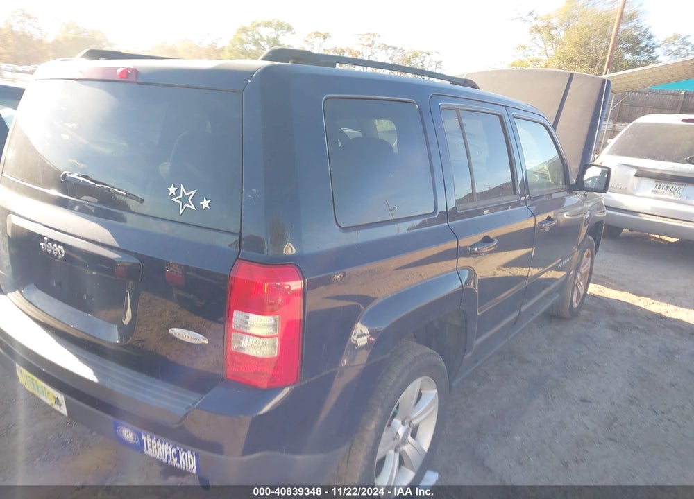 2015 JEEP PATRIOT LATITUDE VIN: 1C4NJPFB7FD329199