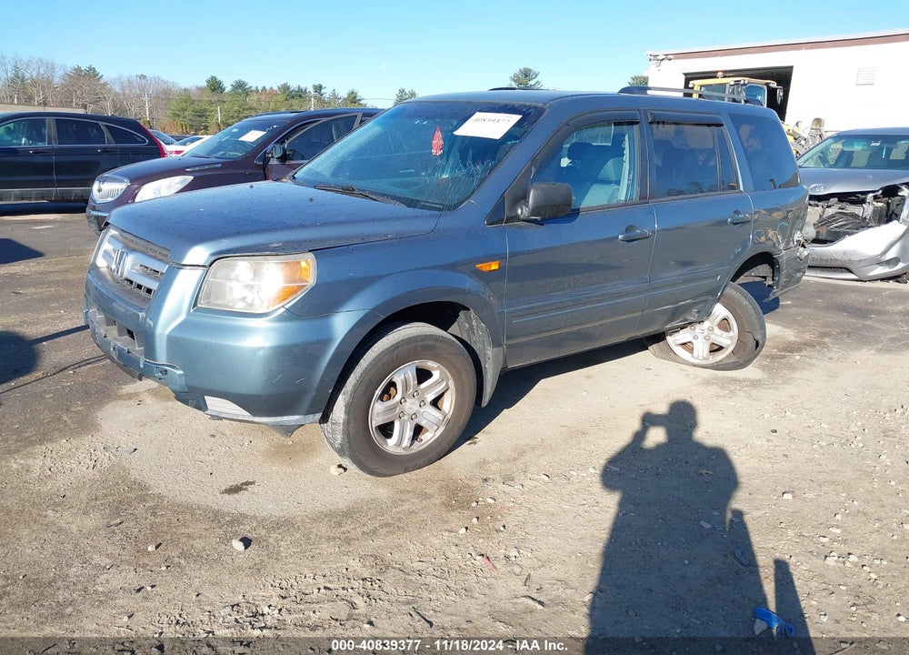 2008 HONDA PILOT VP VIN: 5FNYF18268B001373