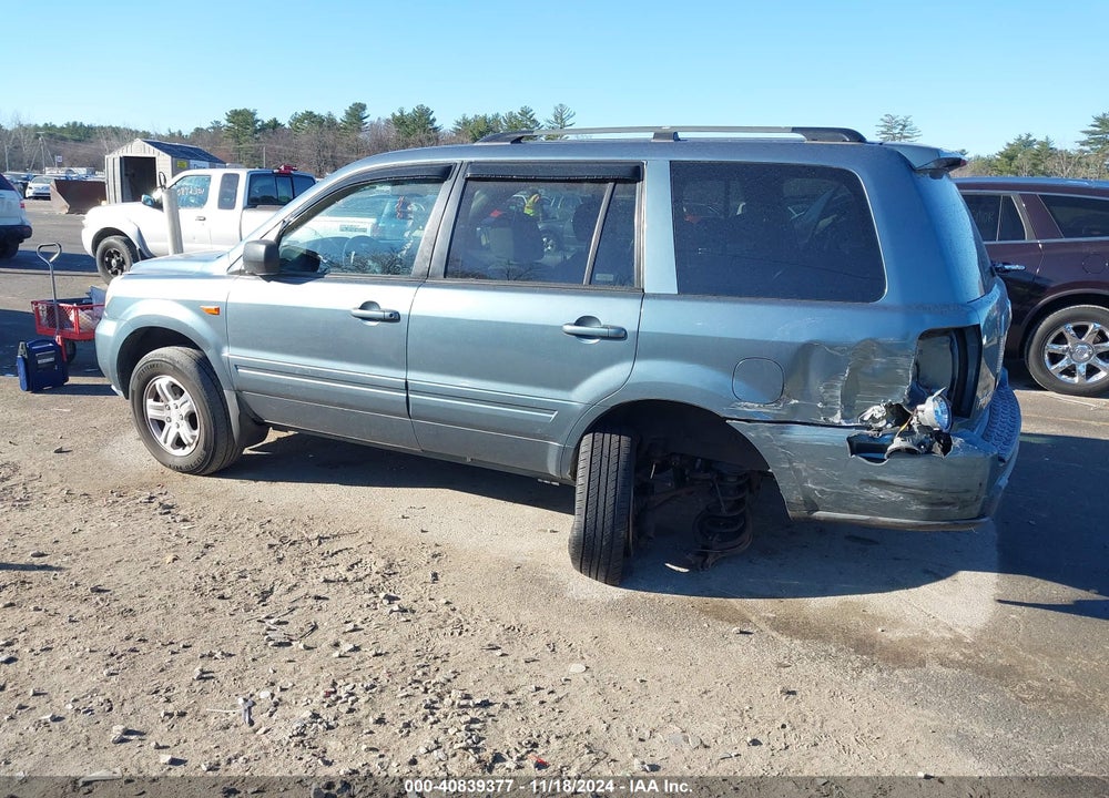 2008 HONDA PILOT VP VIN: 5FNYF18268B001373