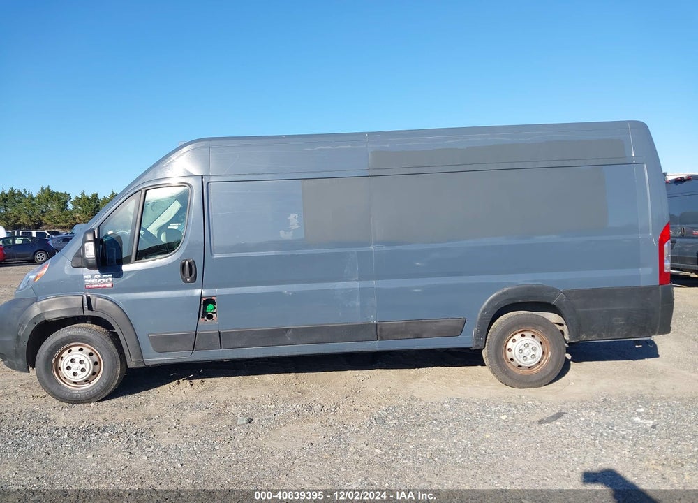 2019 RAM PROMASTER 3500 CARGO VAN HIGH ROOF 159 WB EXT VIN: 3C6URVJG2KE544100