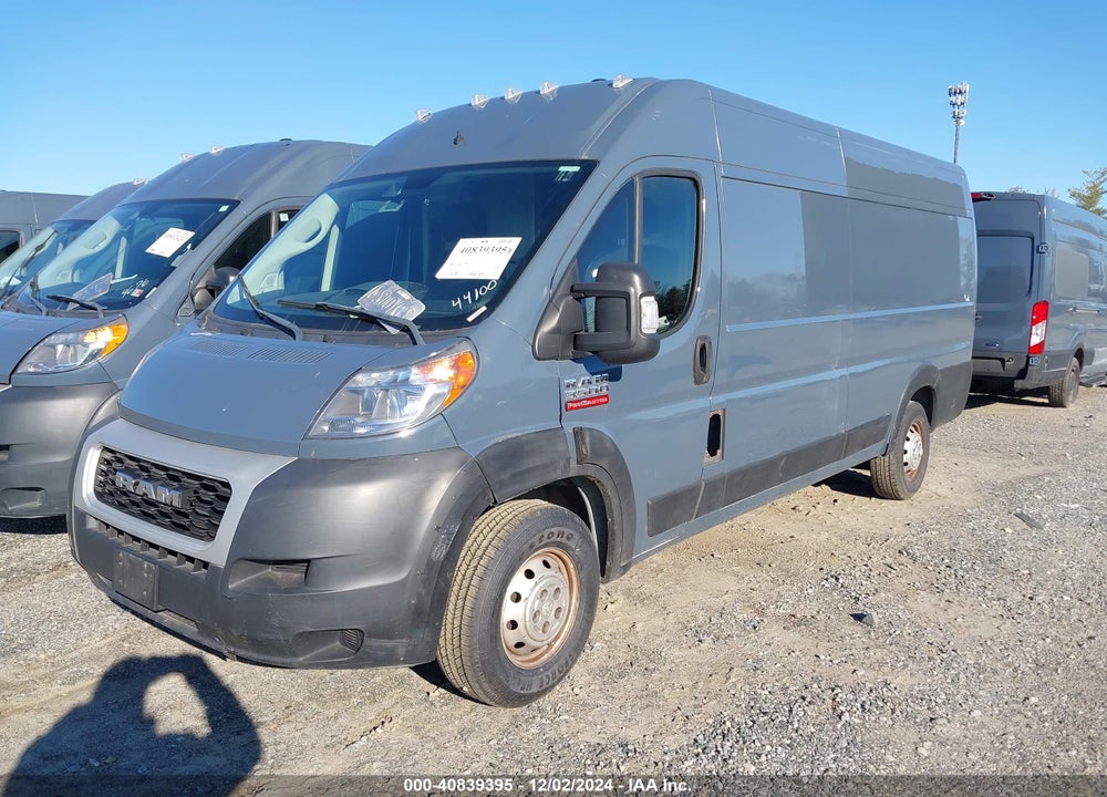 2019 RAM PROMASTER 3500 CARGO VAN HIGH ROOF 159 WB EXT VIN: 3C6URVJG2KE544100