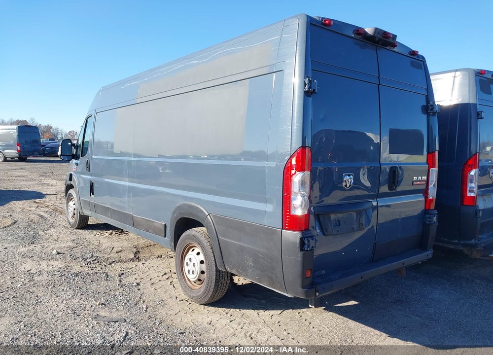 2019 RAM PROMASTER 3500 CARGO VAN HIGH ROOF 159 WB EXT VIN: 3C6URVJG2KE544100