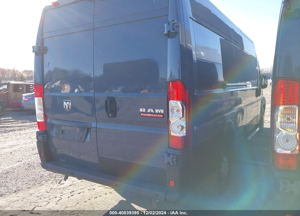 2019 RAM PROMASTER 3500 CARGO VAN HIGH ROOF 159 WB EXT VIN: 3C6URVJG2KE544100