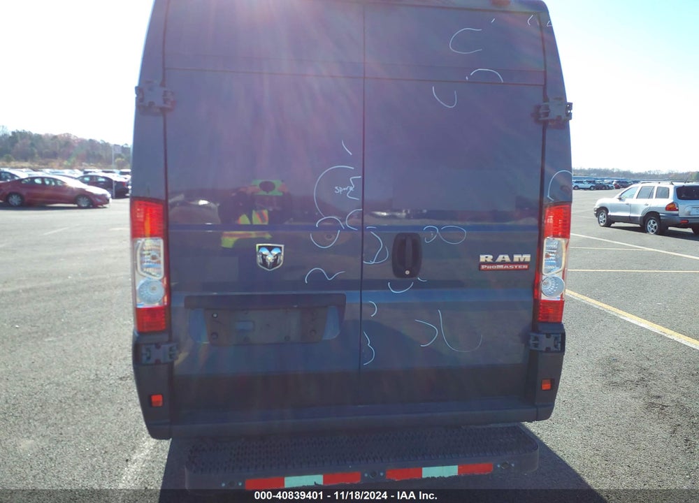 2020 RAM PROMASTER 3500 CARGO VAN HIGH ROOF 159 WB EXT VIN: 3C6URVJG2LE106730