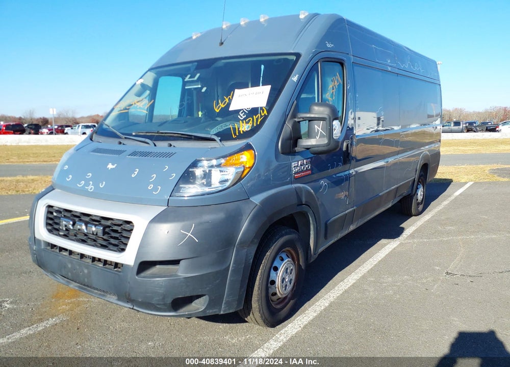 2020 RAM PROMASTER 3500 CARGO VAN HIGH ROOF 159 WB EXT VIN: 3C6URVJG2LE106730