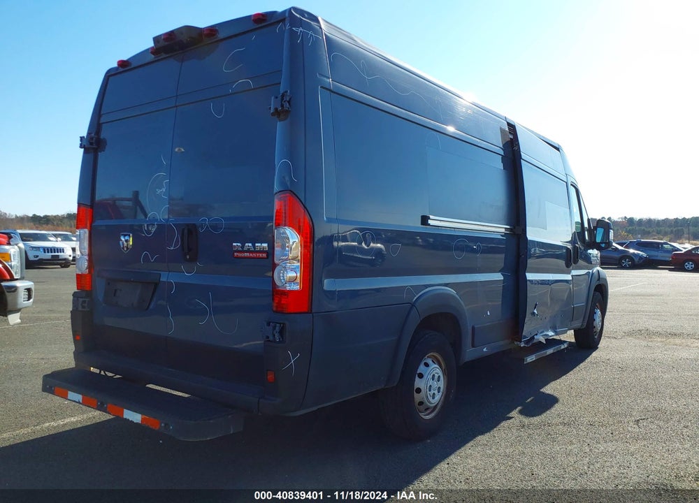 2020 RAM PROMASTER 3500 CARGO VAN HIGH ROOF 159 WB EXT VIN: 3C6URVJG2LE106730