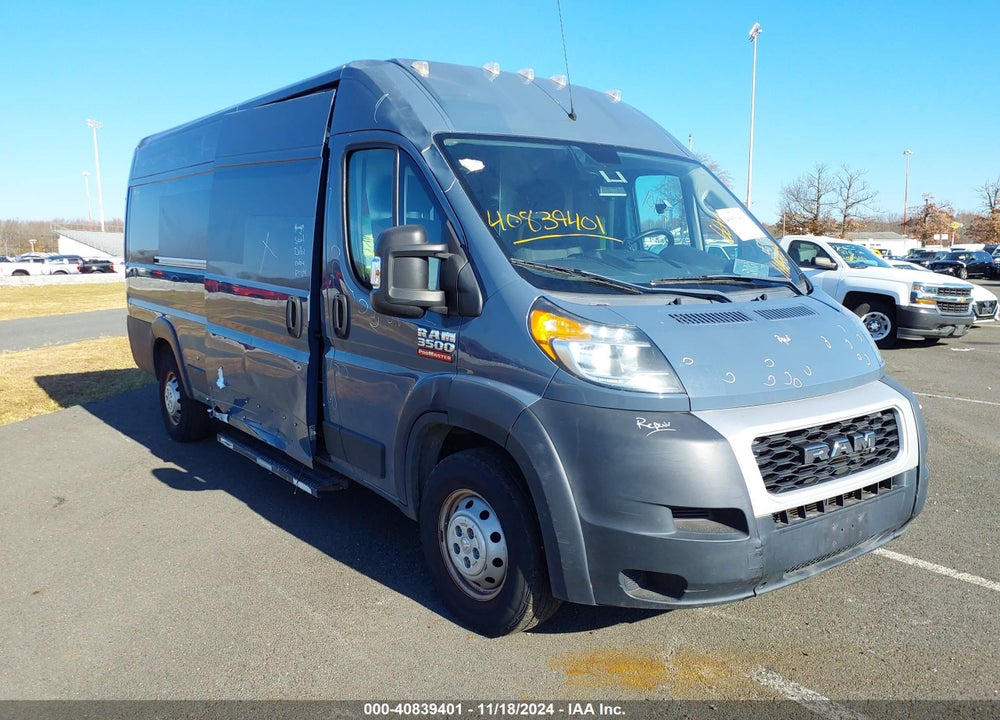 2020 RAM PROMASTER 3500 CARGO VAN HIGH ROOF 159 WB EXT VIN: 3C6URVJG2LE106730