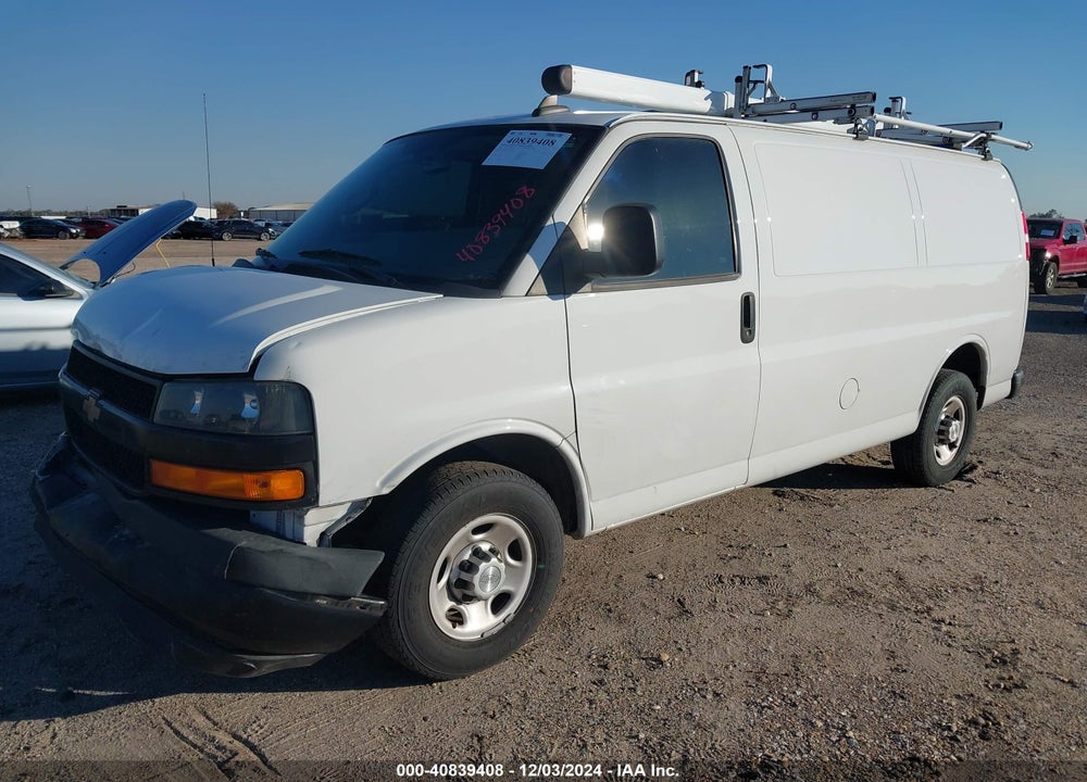 2019 CHEVROLET EXPRESS 2500 WORK VAN VIN: 1GCWGAFG2K1268514