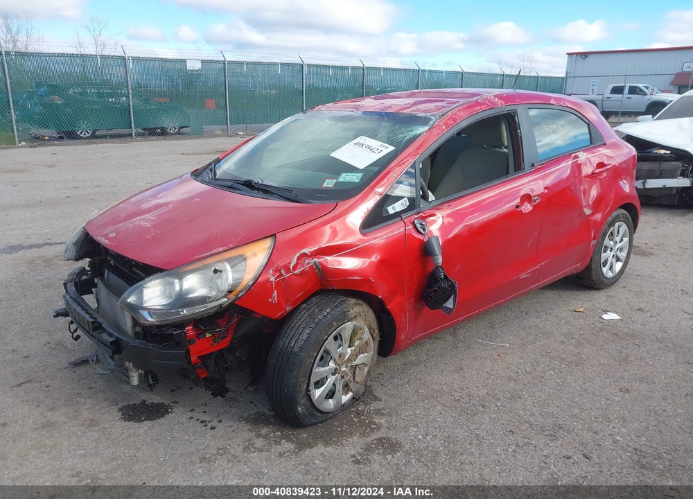 2013 KIA RIO LX VIN: KNADM5A38D6172045