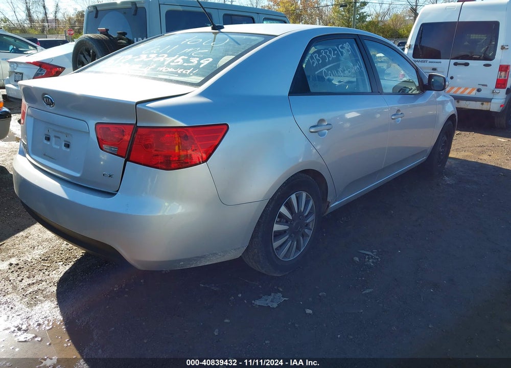 2010 KIA FORTE EX VIN: KNAFU4A23A5059308