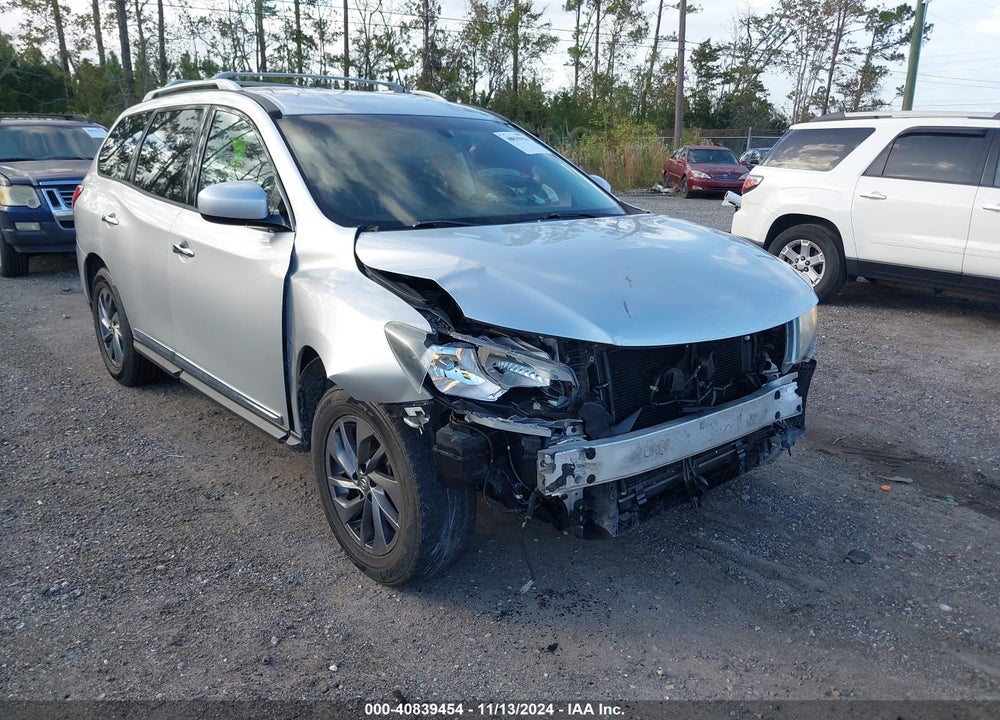 2013 NISSAN PATHFINDER SL VIN: 5N1AR2MN5DC614926
