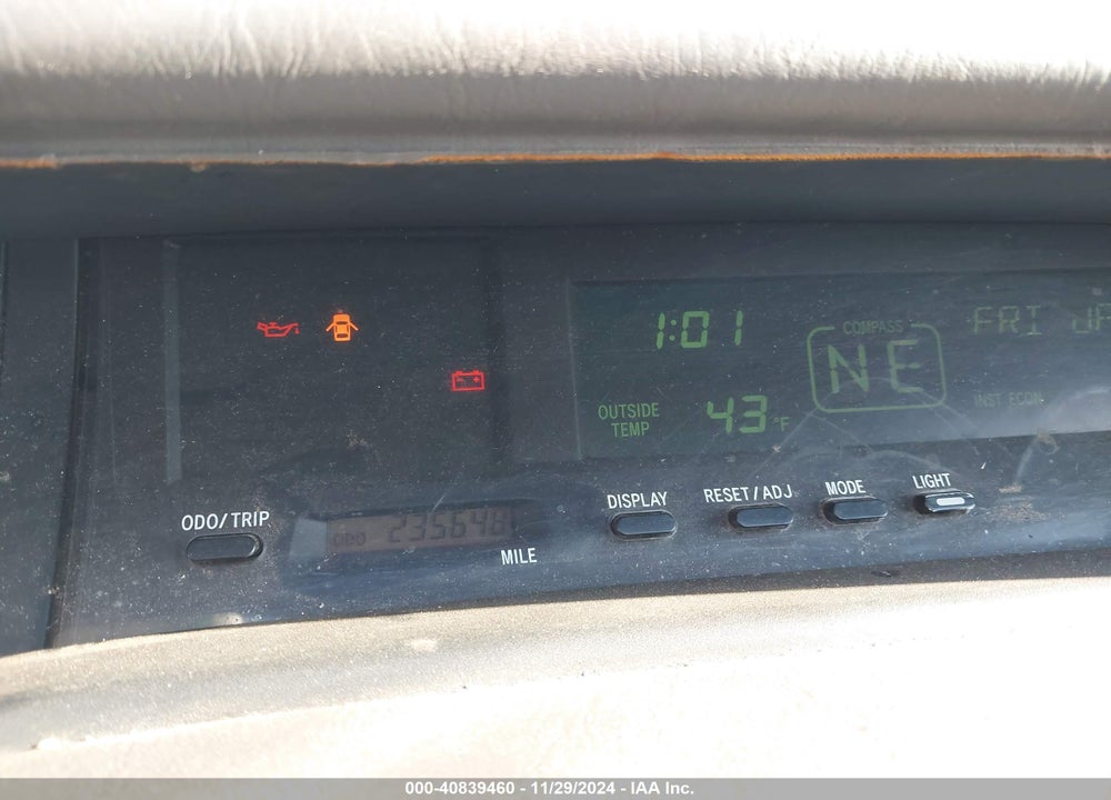 2001 TOYOTA AVALON XLS VIN: 4T1BF28B41U161272