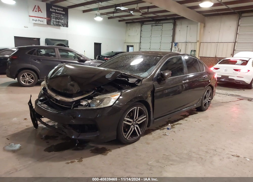2017 HONDA ACCORD SPORT SE VIN: 1HGCR2F16HA085173
