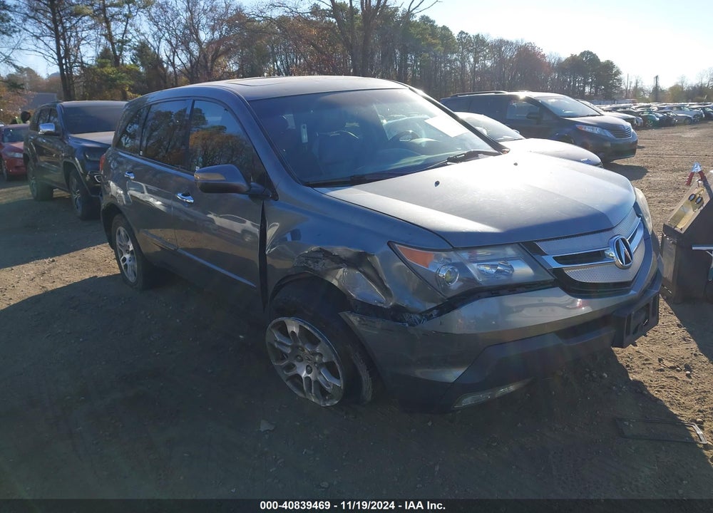 2009 ACURA MDX TECHNOLOGY PACKAGE VIN: 2HNYD28679H508058