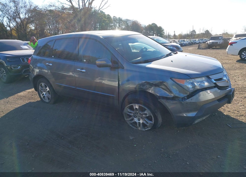 2009 ACURA MDX TECHNOLOGY PACKAGE VIN: 2HNYD28679H508058