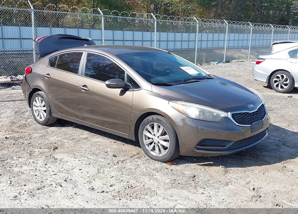 2014 KIA FORTE LX VIN: KNAFX4A62E5139134