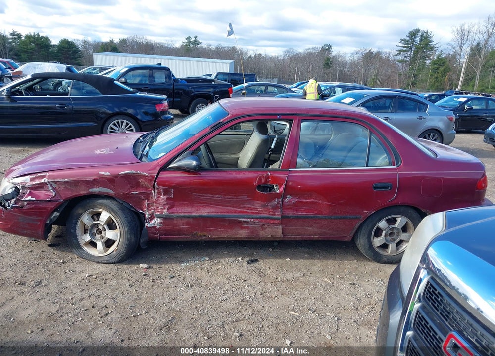 2000 TOYOTA COROLLA CE VIN: 2T1BR12E4YC321442