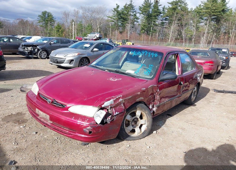 2000 TOYOTA COROLLA CE VIN: 2T1BR12E4YC321442