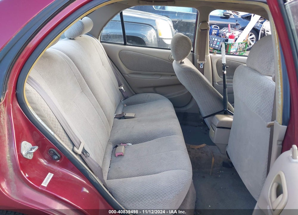 2000 TOYOTA COROLLA CE VIN: 2T1BR12E4YC321442