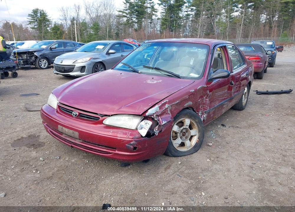 2000 TOYOTA COROLLA CE VIN: 2T1BR12E4YC321442