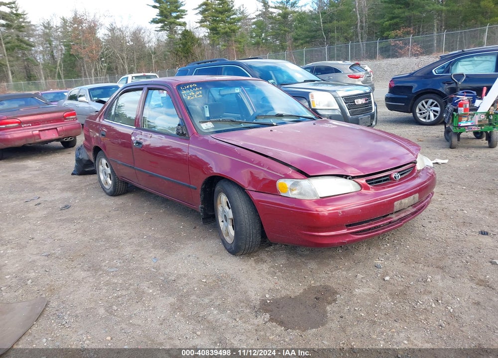 2000 TOYOTA COROLLA CE VIN: 2T1BR12E4YC321442
