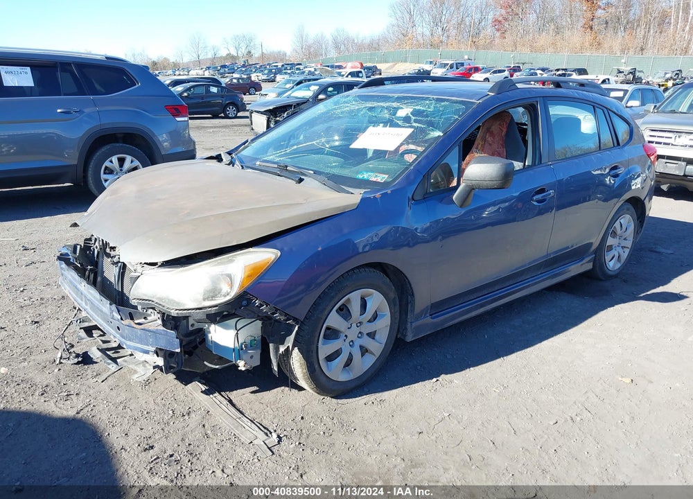 2012 SUBARU IMPREZA 2.0I SPORT LIMITED VIN: JF1GPAS62CH217434