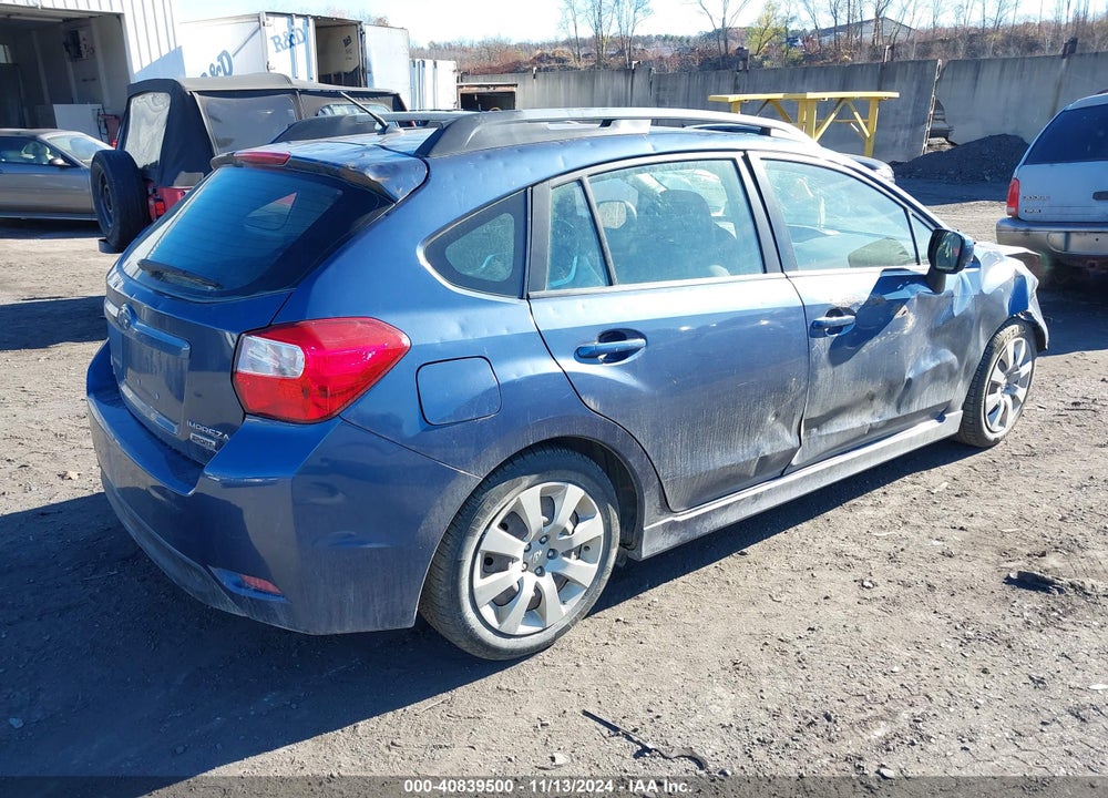 2012 SUBARU IMPREZA 2.0I SPORT LIMITED VIN: JF1GPAS62CH217434