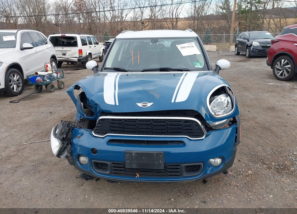 2012 MINI COOPER S COUNTRYMAN VIN: WMWZC5C57CWL55961