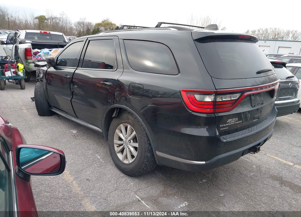 2015 DODGE DURANGO SXT VIN: 1C4RDJAG2FC222799