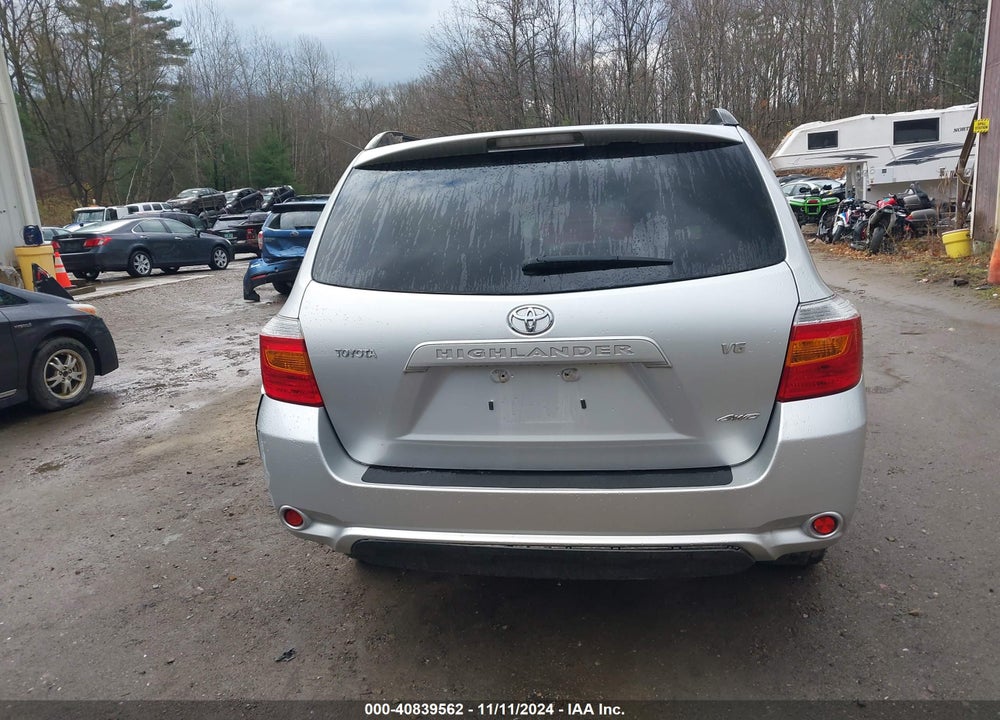 2008 TOYOTA HIGHLANDER VIN: JTEES41A782035872