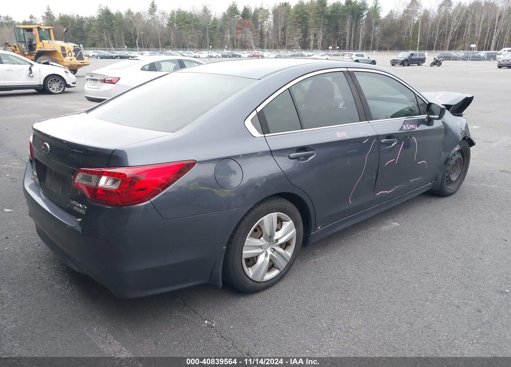 2017 SUBARU LEGACY 2.5I VIN: 4S3BNAA67H3055770