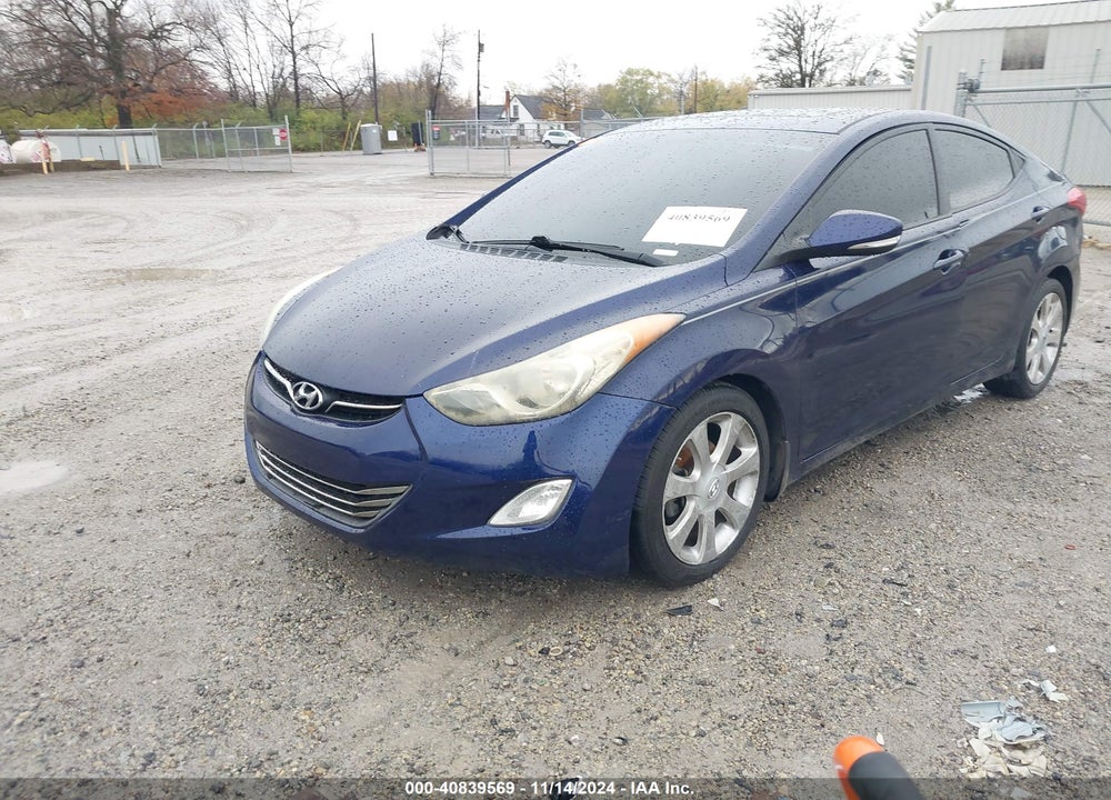 2013 HYUNDAI ELANTRA LIMITED VIN: 5NPDH4AEXDH421941