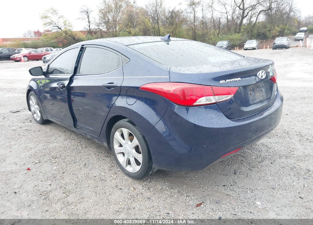 2013 HYUNDAI ELANTRA LIMITED VIN: 5NPDH4AEXDH421941