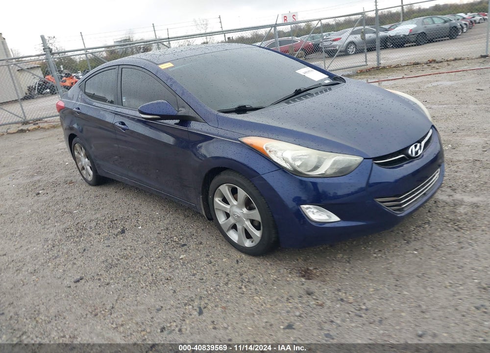 2013 HYUNDAI ELANTRA LIMITED VIN: 5NPDH4AEXDH421941