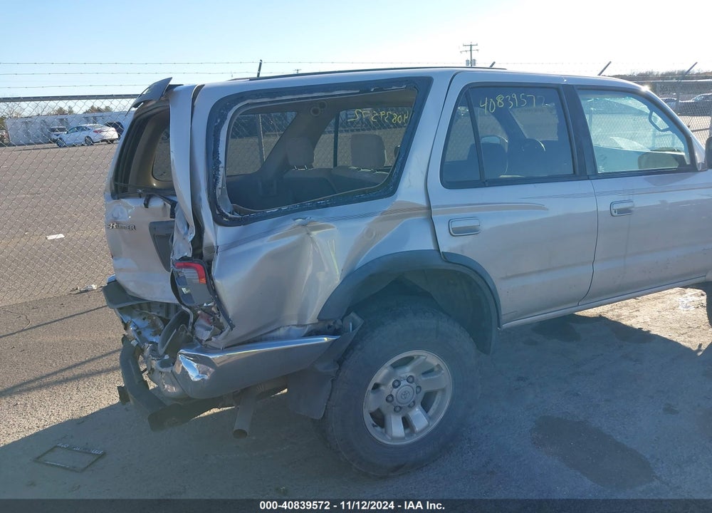 2000 TOYOTA 4RUNNER SR5 V6 VIN: JT3HN86R3Y0287519