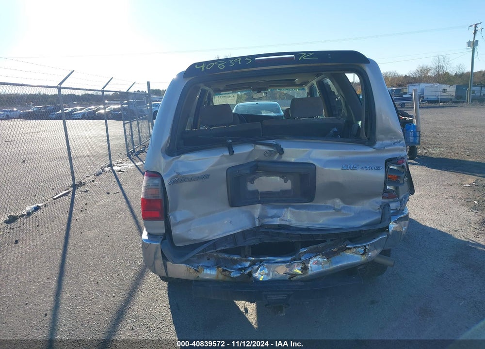 2000 TOYOTA 4RUNNER SR5 V6 VIN: JT3HN86R3Y0287519