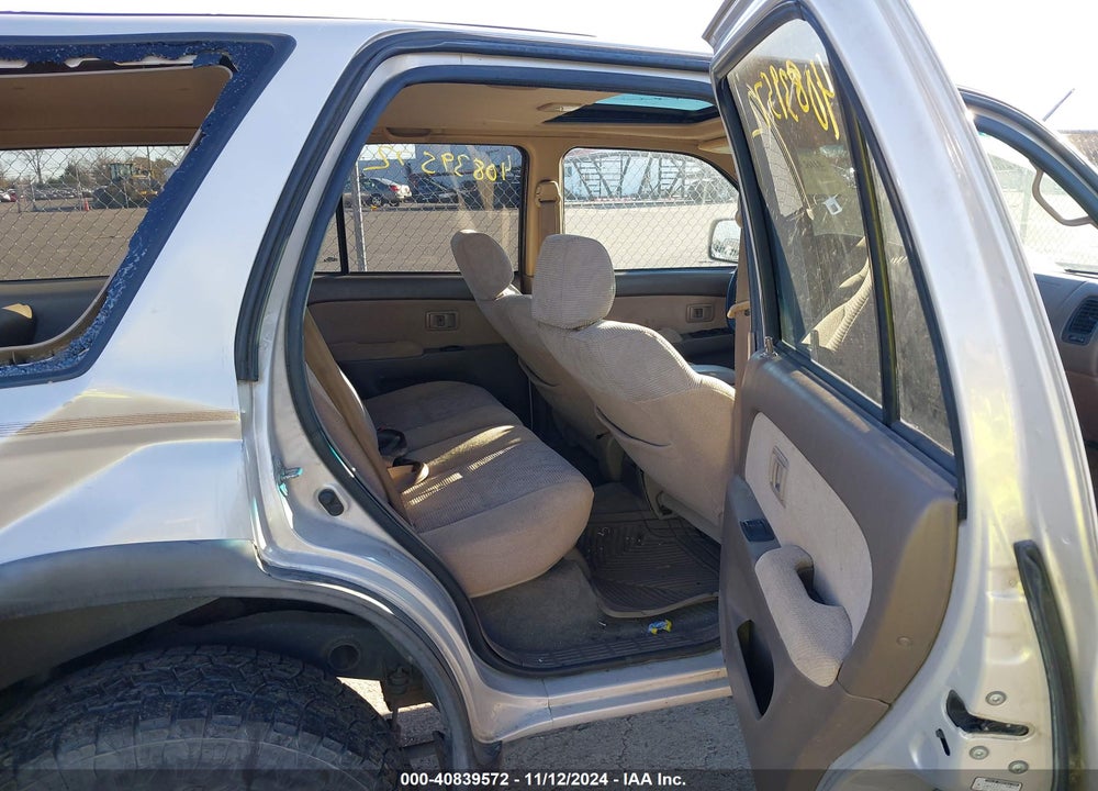 2000 TOYOTA 4RUNNER SR5 V6 VIN: JT3HN86R3Y0287519