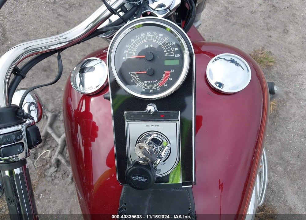 2003 HARLEY-DAVIDSON FLSTFI VIN: 1HD1BXB133Y077592