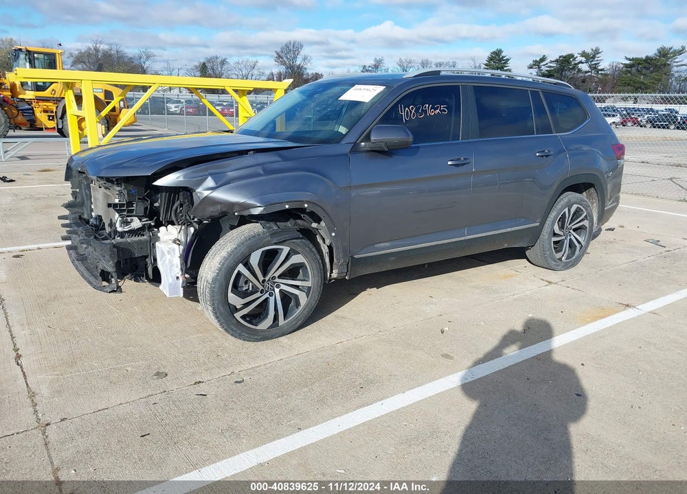 2022 VOLKSWAGEN ATLAS 3.6L V6 SEL VIN: 1V2BR2CA7NC509828