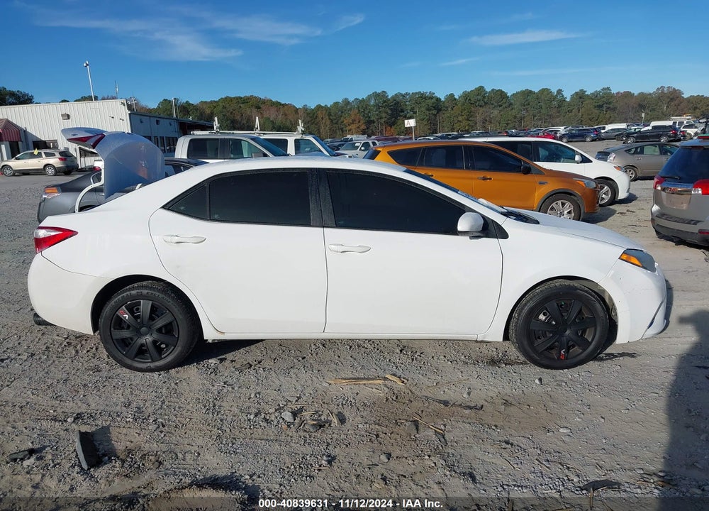 2015 TOYOTA COROLLA LE VIN: 2T1BURHE4FC362087